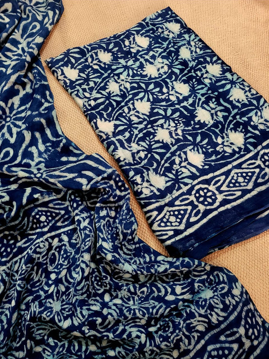 Ajrakh prints Modal silk suits