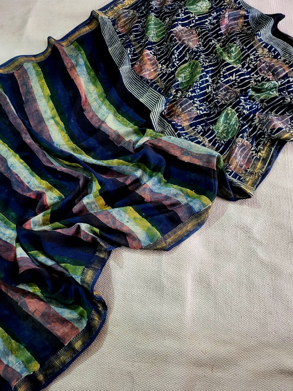 Nashpal Ajrakhs Maheshwari Silk Sarees