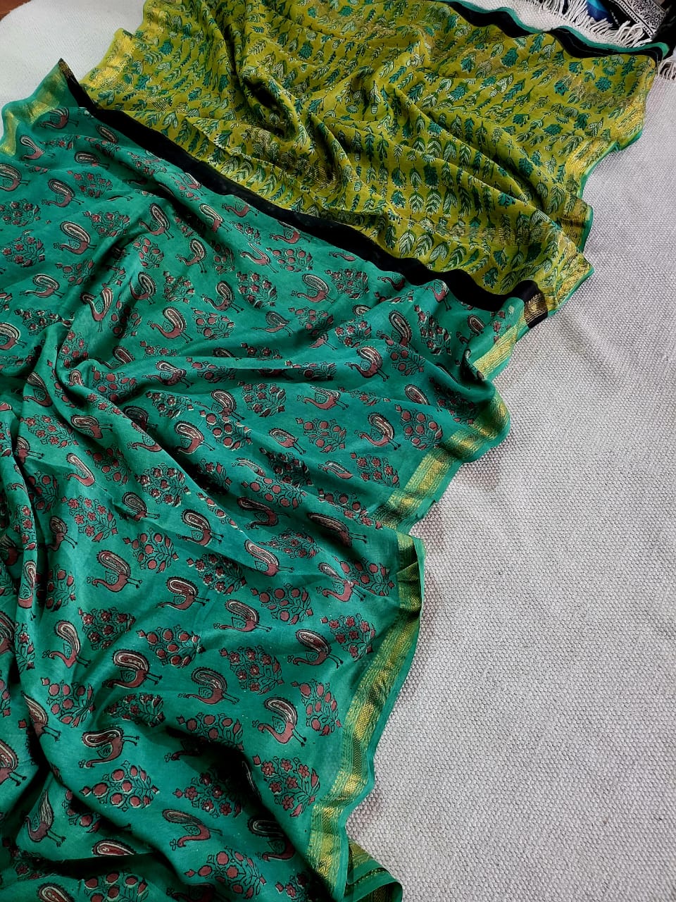 Nashpal Ajrakhs Maheshwari Silk Sarees