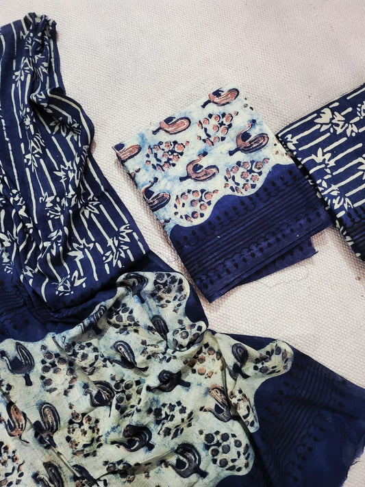 NASHPAL AJRAKH COTTON SUITS