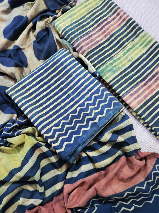 NASHPAL AJRAKH COTTON SUITS