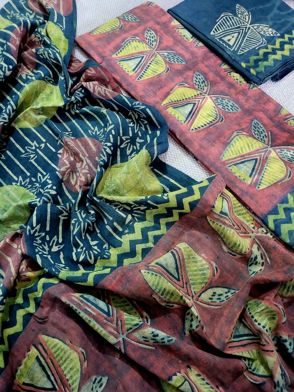 NASHPAL AJRAKH COTTON SUITS