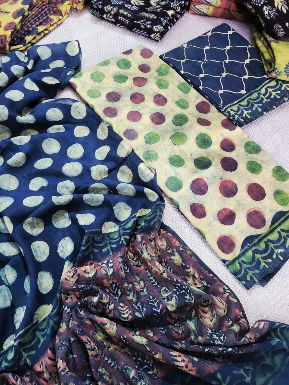 NASHPAL AJRAKH COTTON SUITS