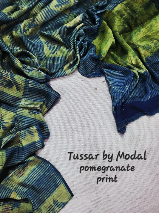 Nashpal Tussar By Modal Silk saree