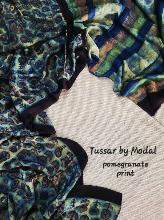 Nashpal Tussar By Modal Silk saree