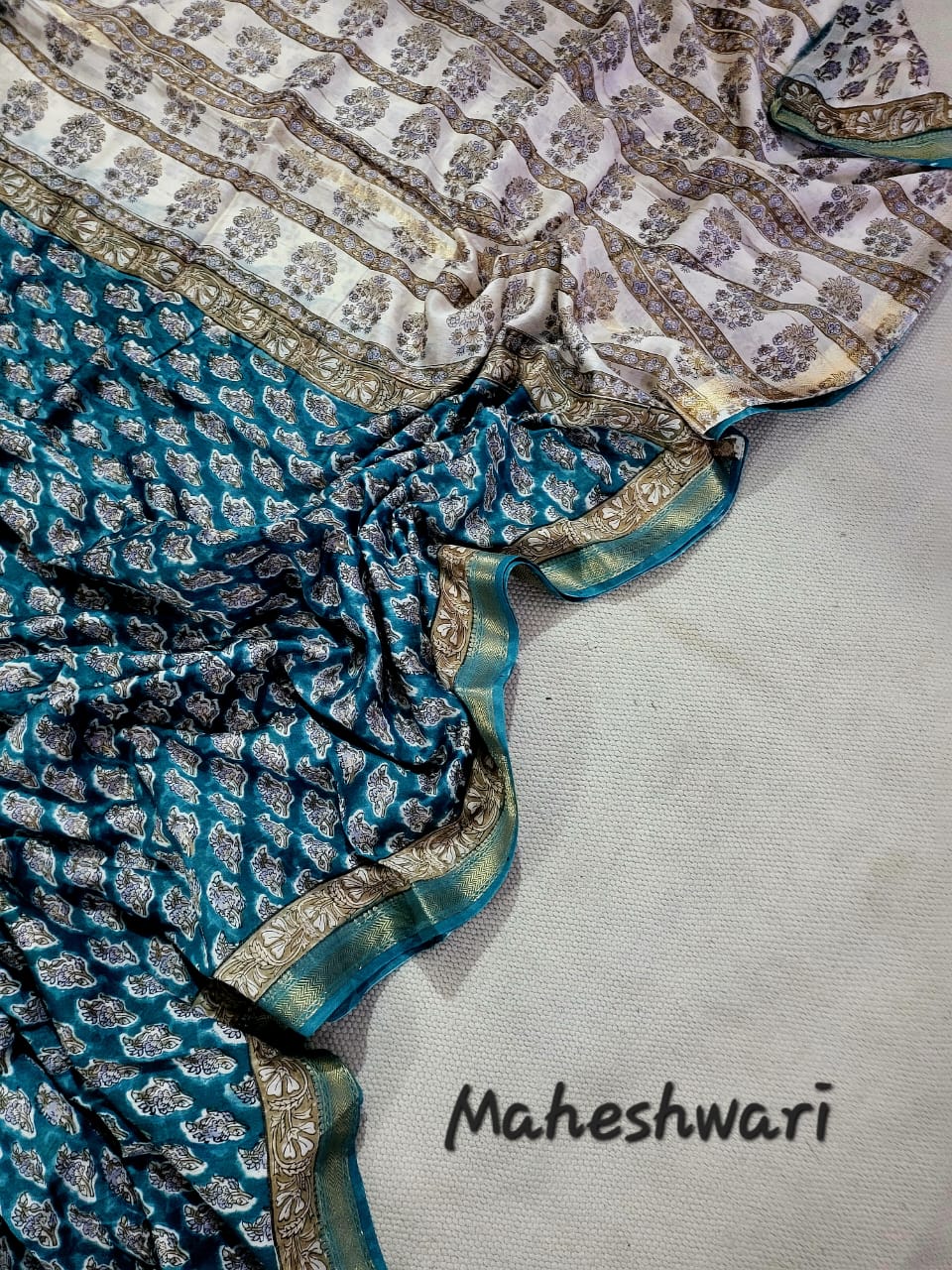 Kalamkari Maheshwari Silk Sarees