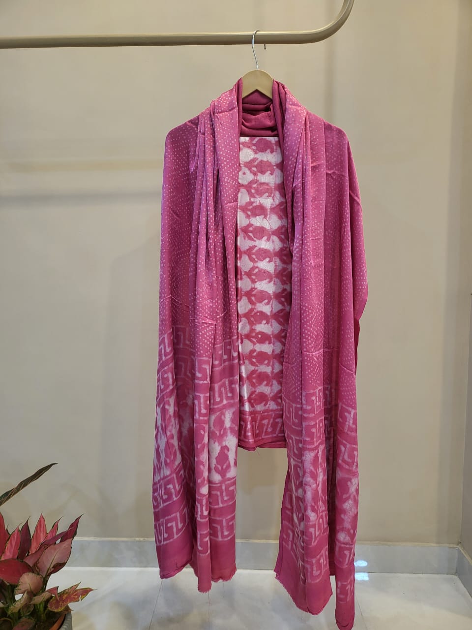 Vanaspati Ajrakh prints Modal silk suits