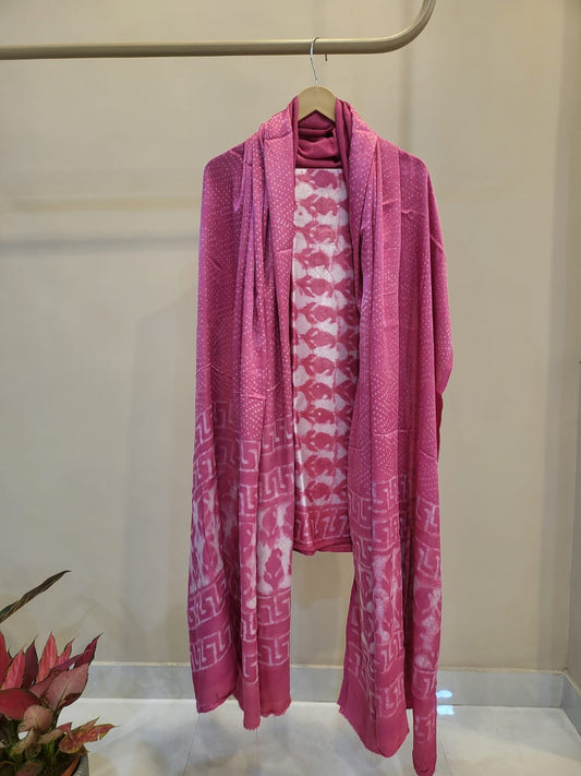 Vanaspati Ajrakh prints Modal silk suits