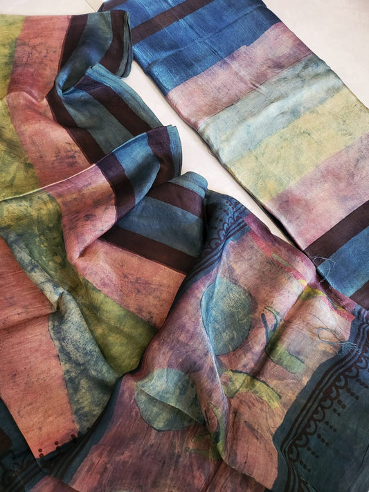 Nashpal Tussar modal silks suits