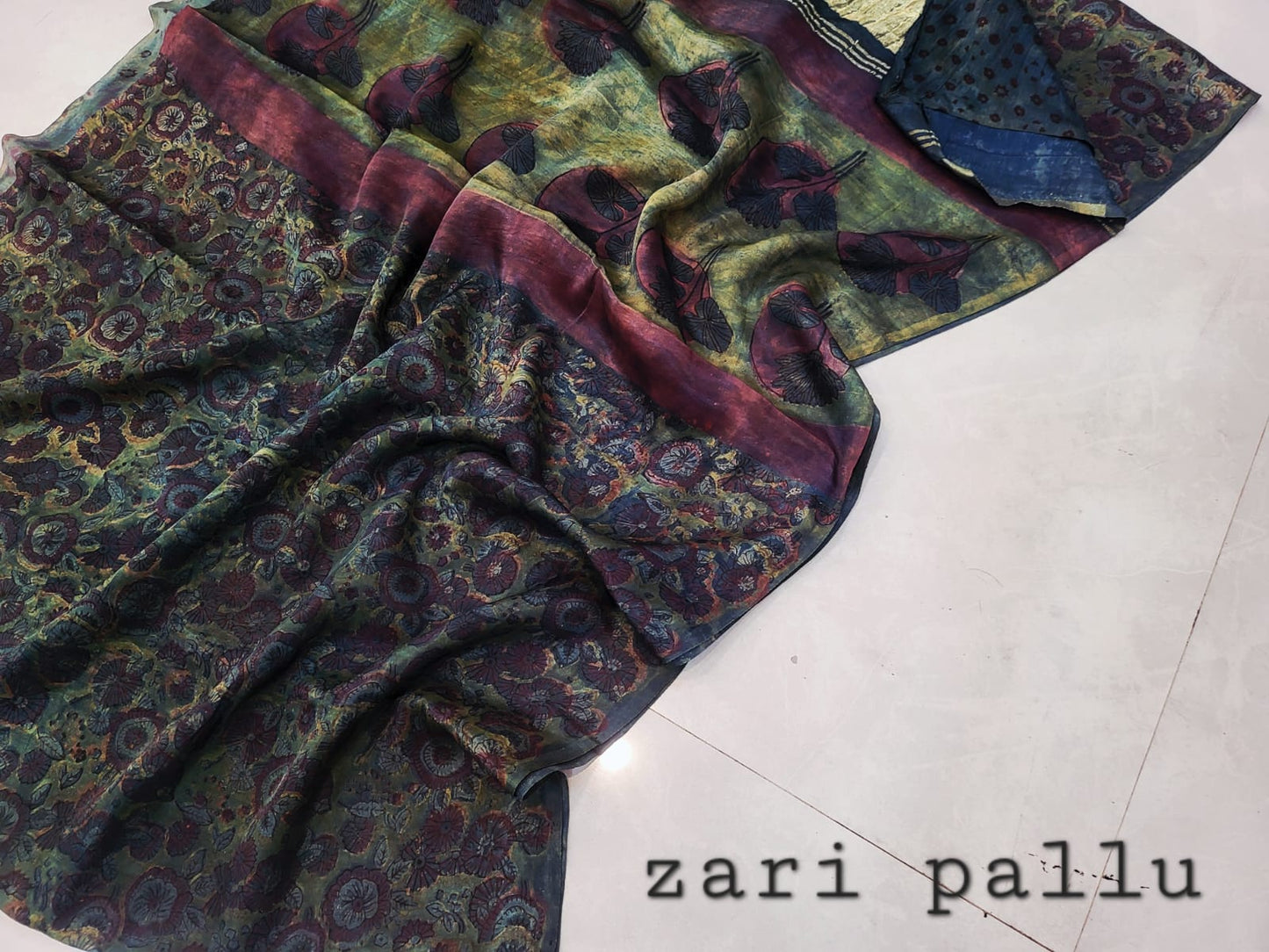 Nashpal Tissue lagadi pallu modal silk sarees