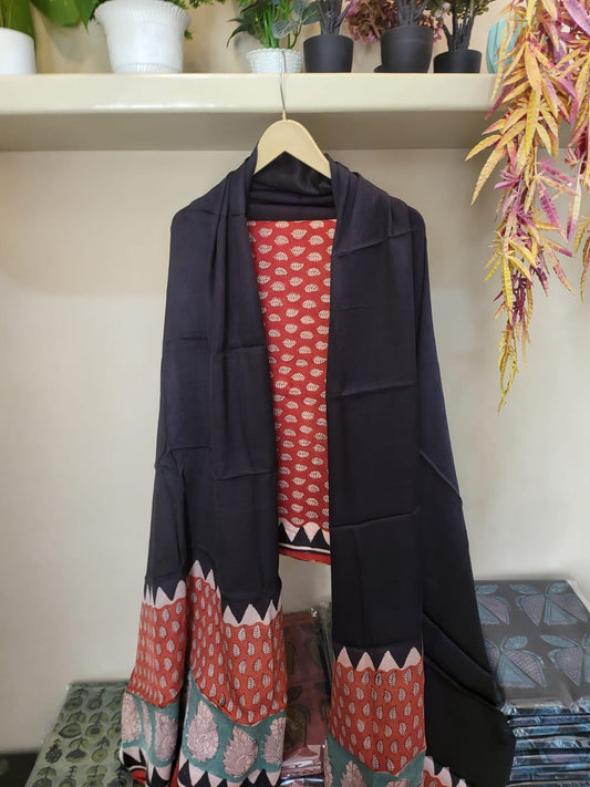 Ajrakh prints Modal silk suits