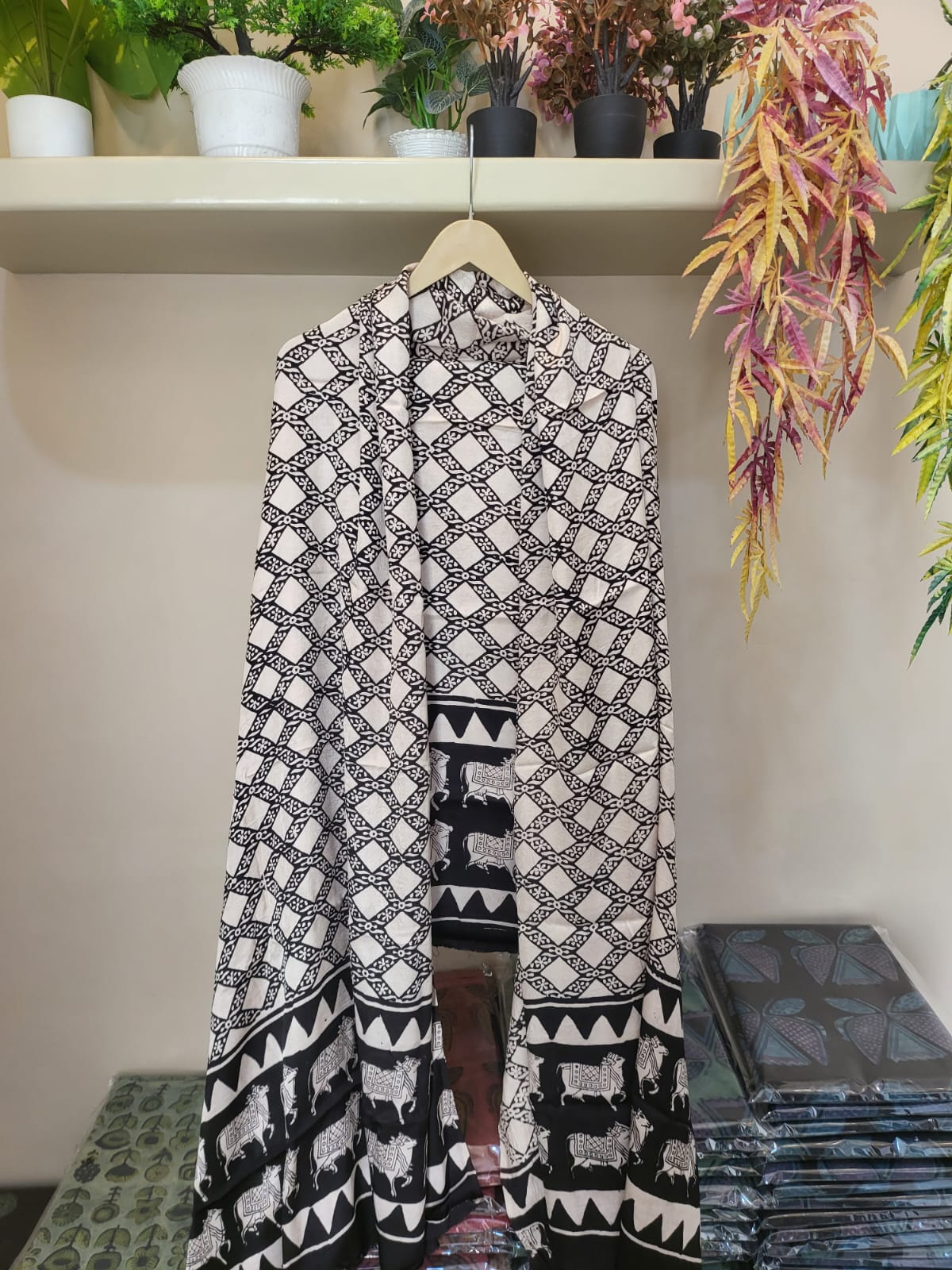 Ajrakh prints Modal silk suits