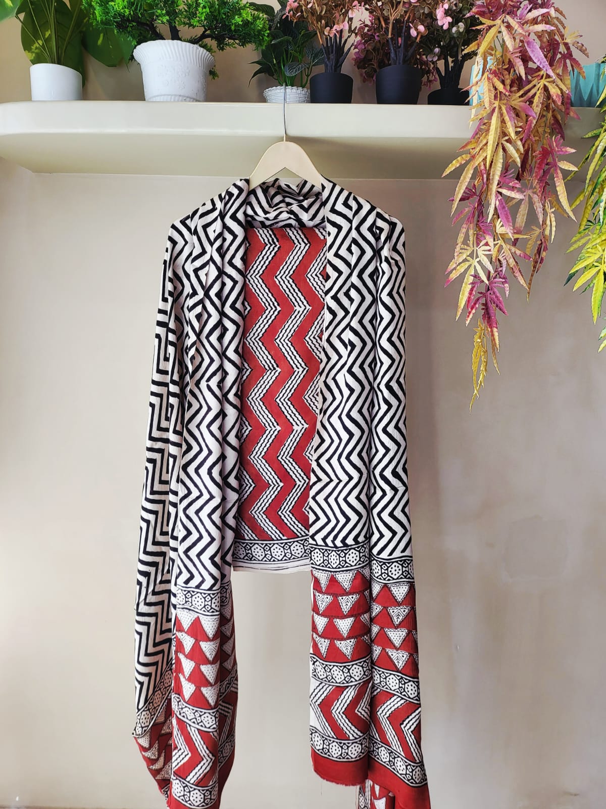 Ajrakh prints Modal silk suits
