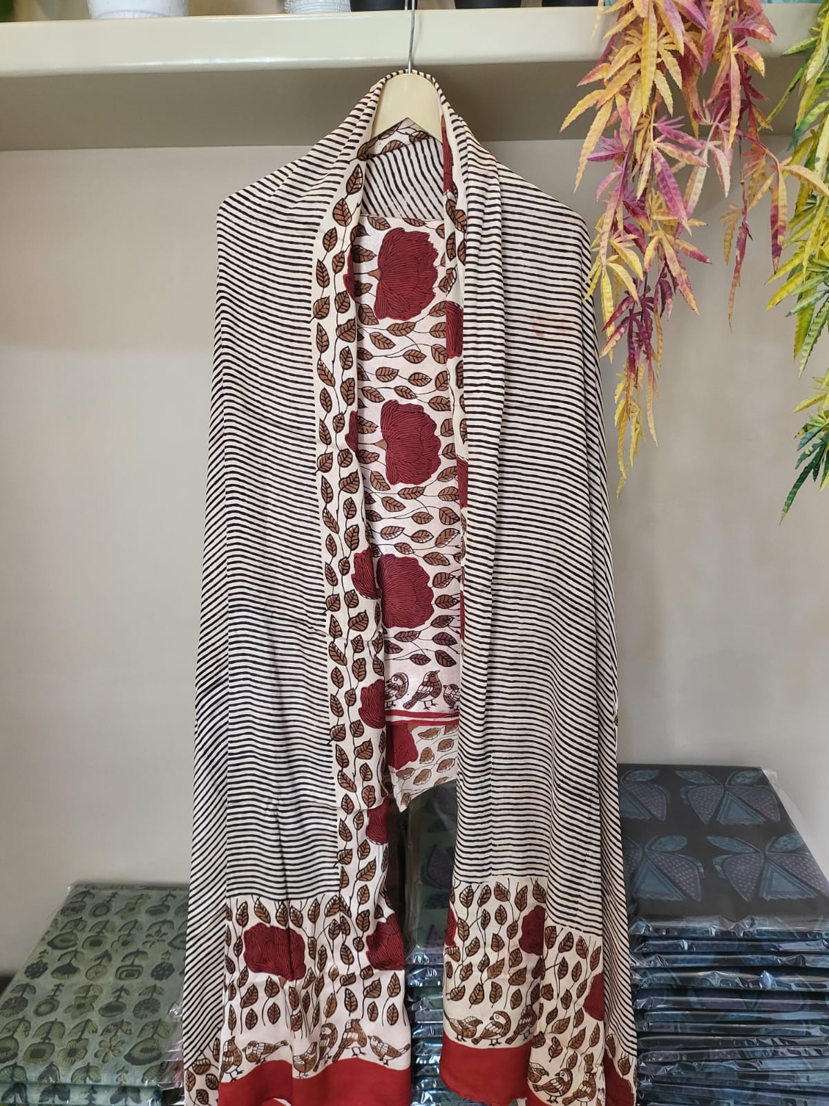 Ajrakh prints Modal silk suits