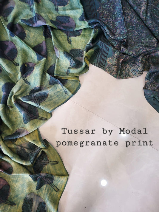 Nashpal Tussar By Modal Silk saree
