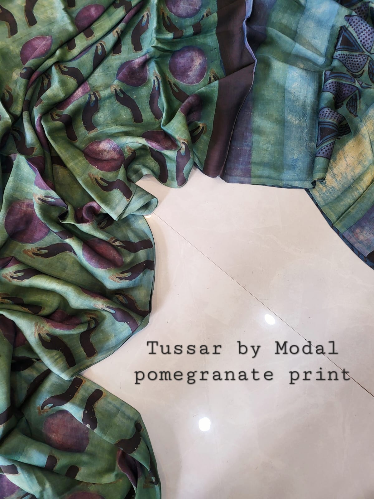 Nashpal Tussar By Modal Silk saree