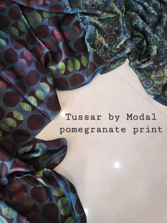 Nashpal Tussar By Modal Silk saree