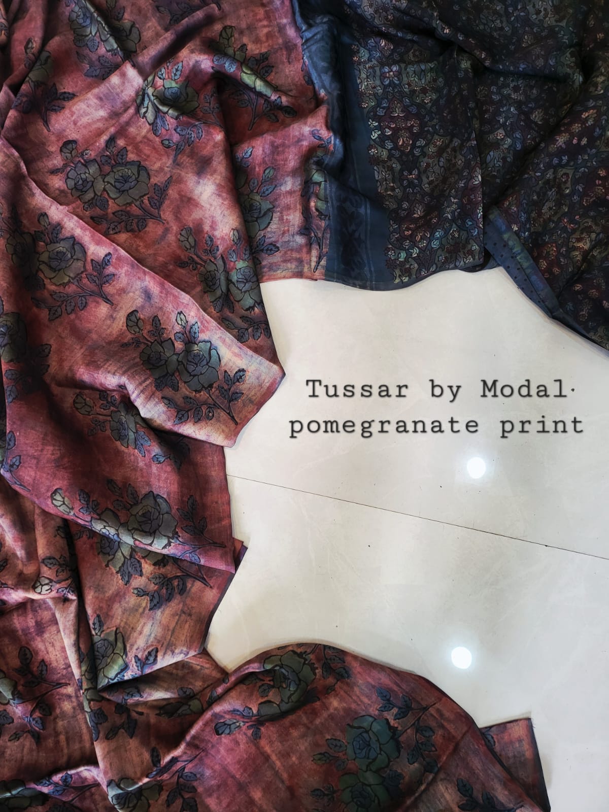 Nashpal Tussar By Modal Silk saree