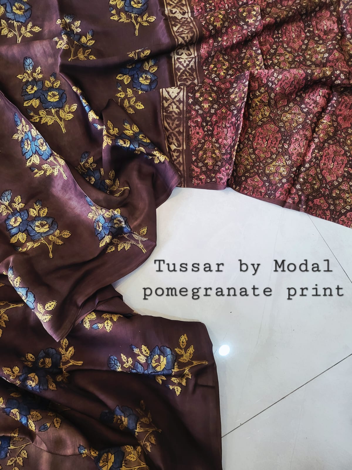 Nashpal Tussar By Modal Silk saree