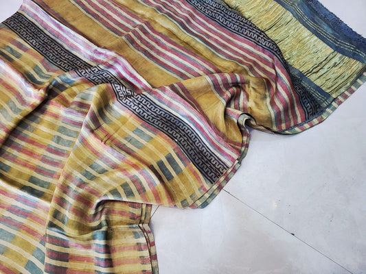 Nashpal Tissue lagadi pallu modal silk sarees