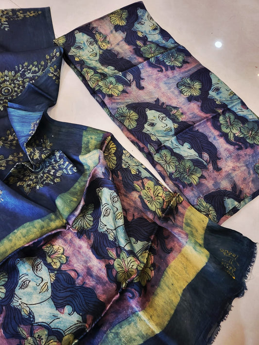 Nashpal Tussar modal silks suits