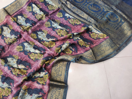 Nashpal Pomegranate Dola silk sarees