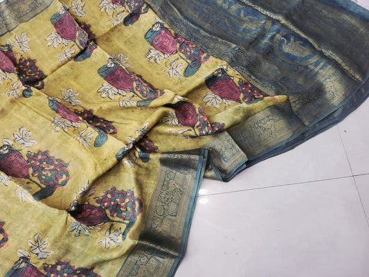 Nashpal Pomegranate Dola silk sarees