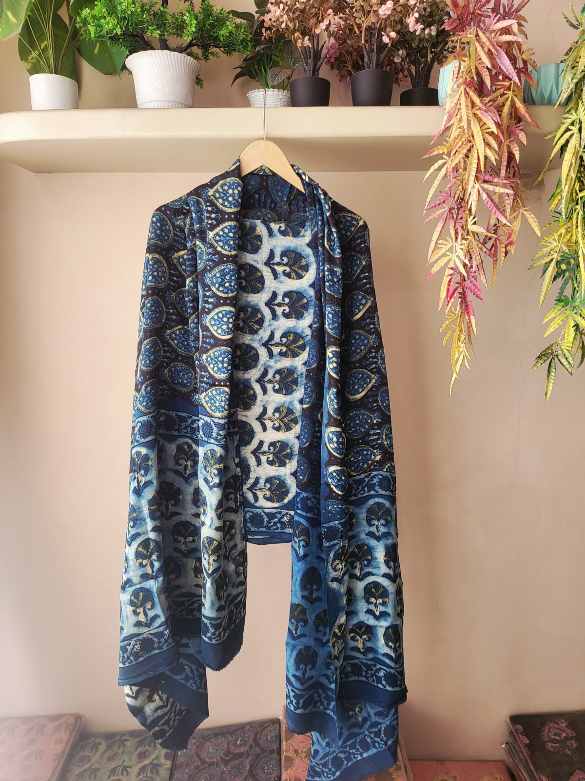 Ajrakh prints Modal silk suits
