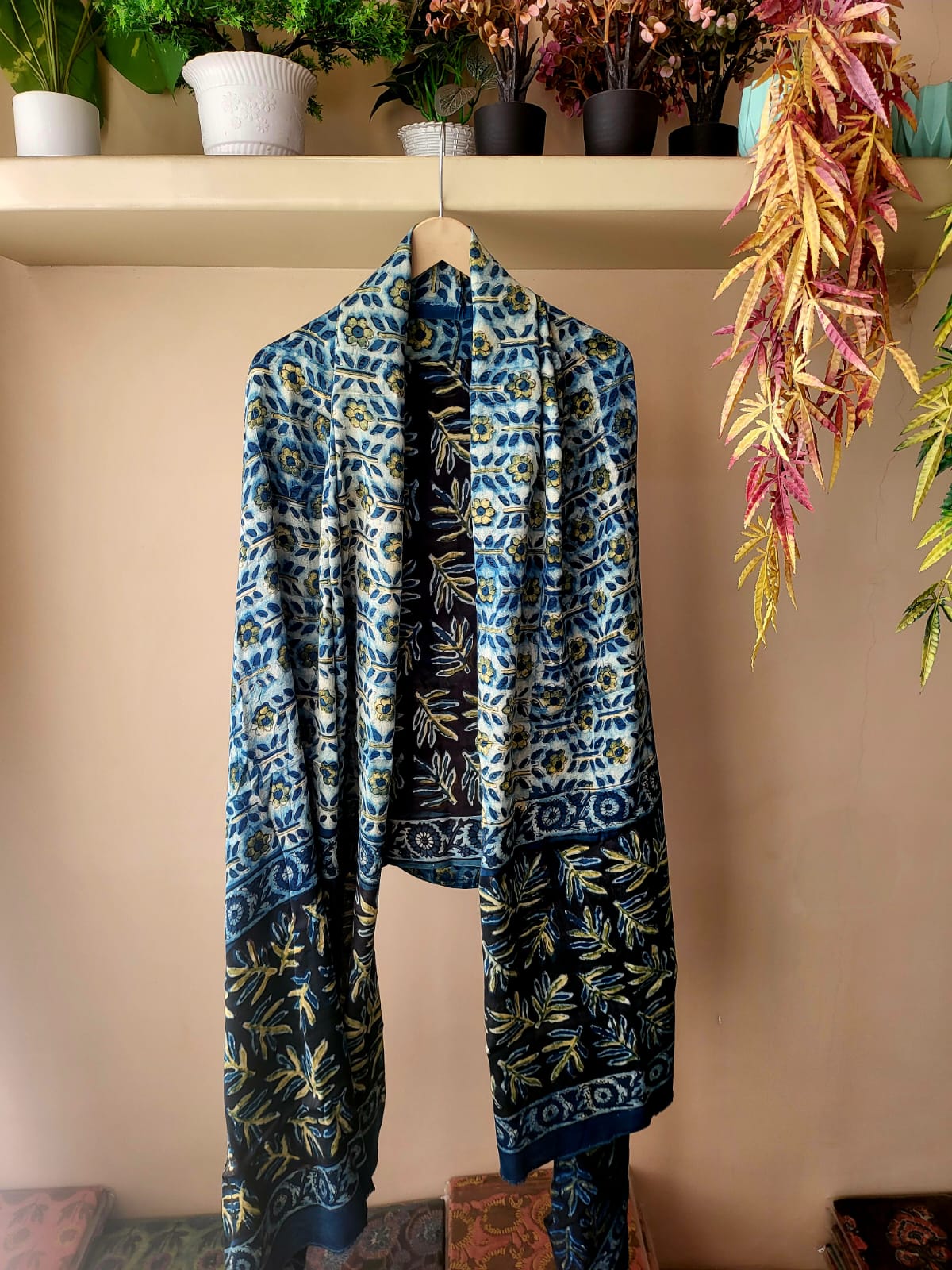 Ajrakh prints Modal silk suits