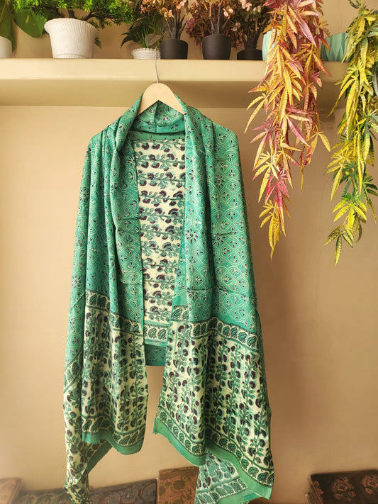 Ajrakh prints Modal silk suits