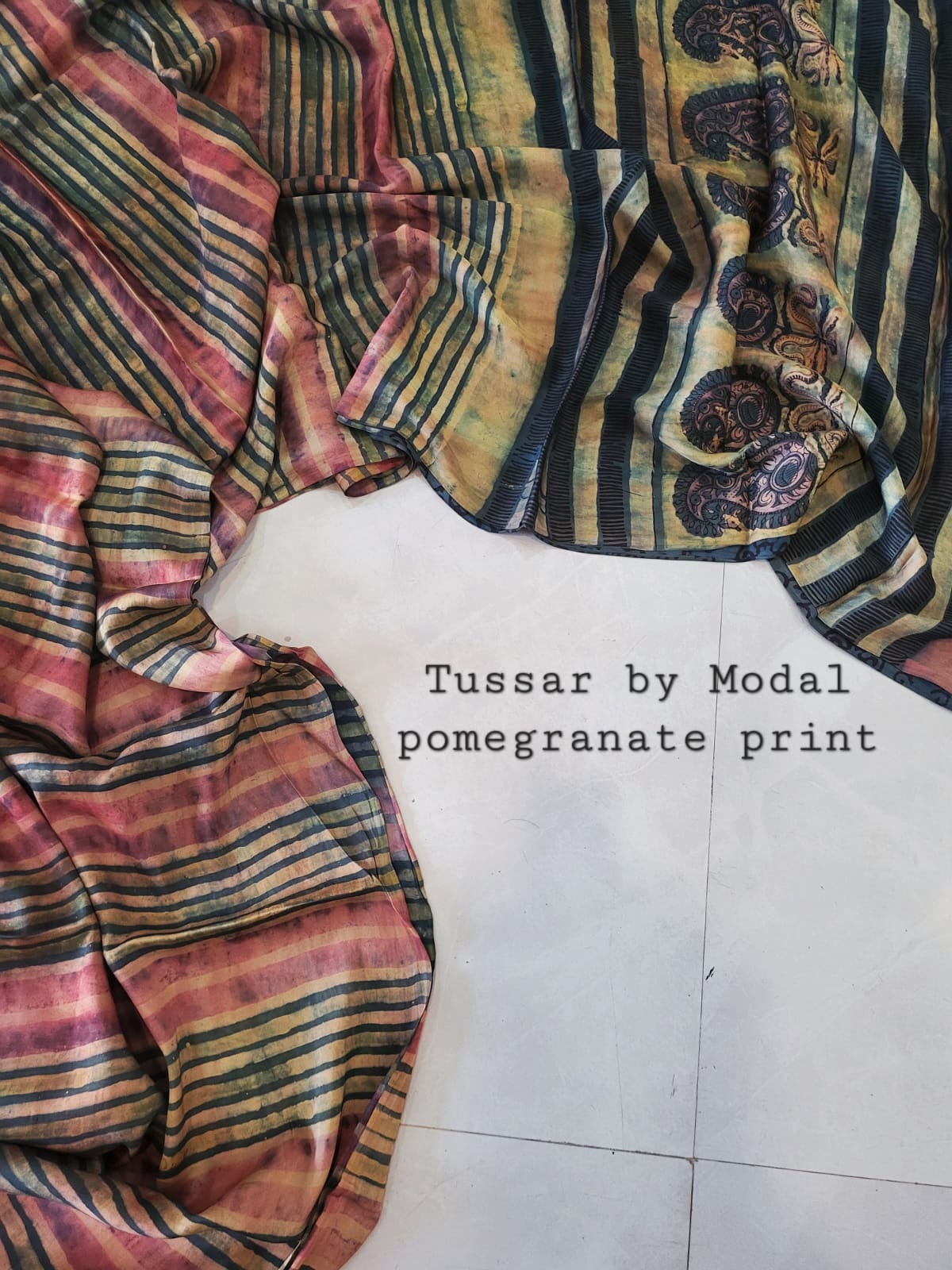 Nashpal Tussar By Modal Silk saree