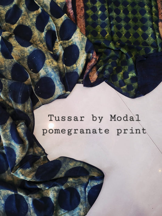 Nashpal Tussar By Modal Silk saree