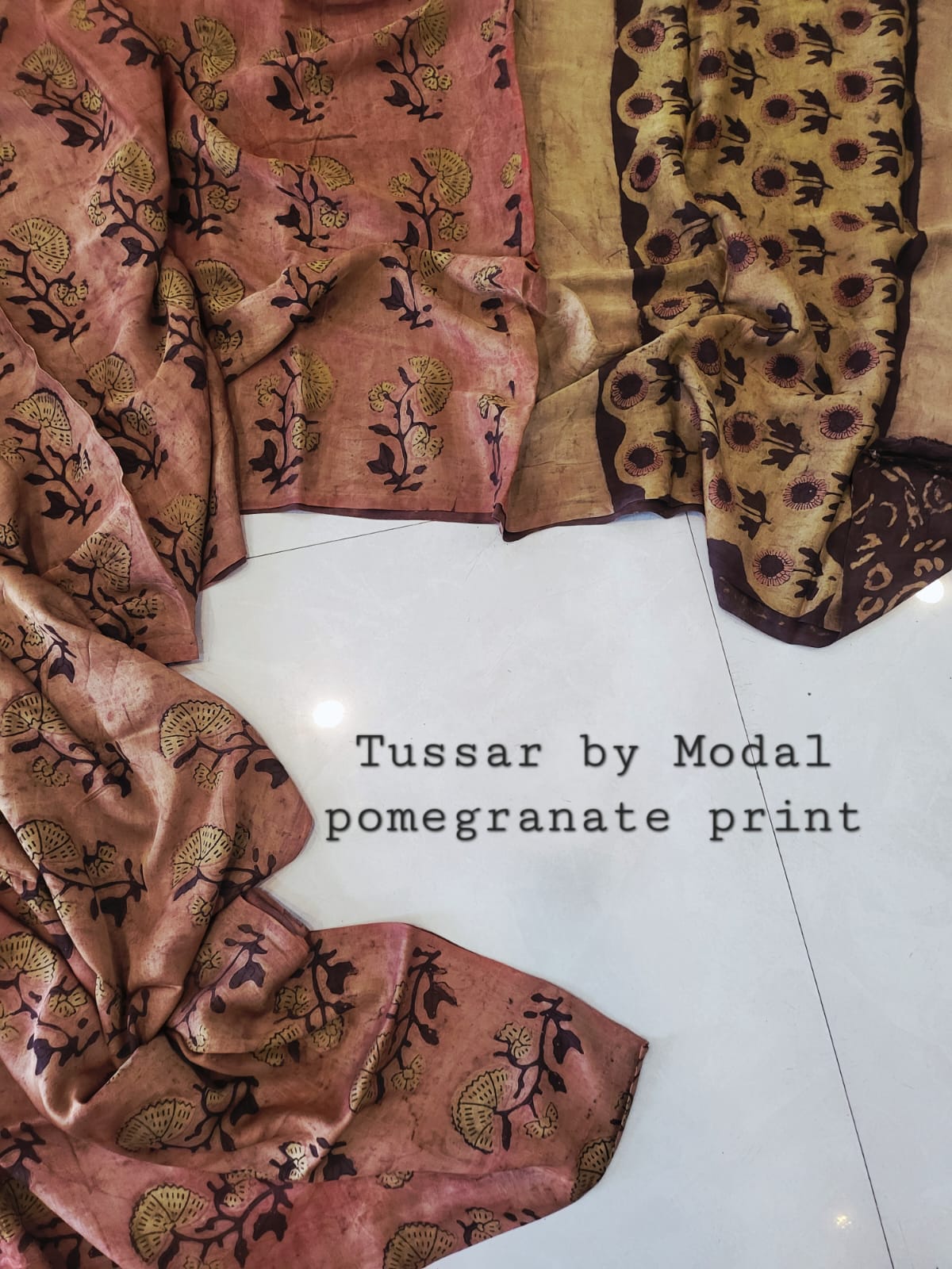 Nashpal Tussar By Modal Silk saree