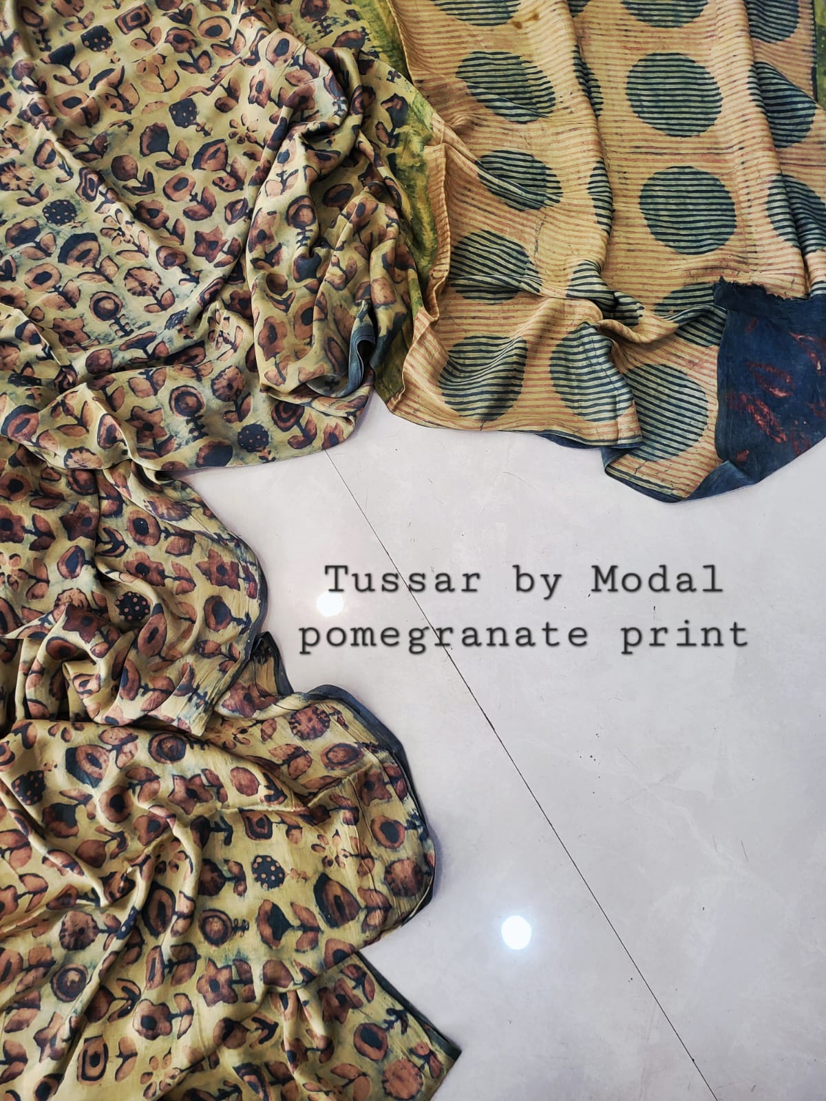 Nashpal Tussar By Modal Silk saree