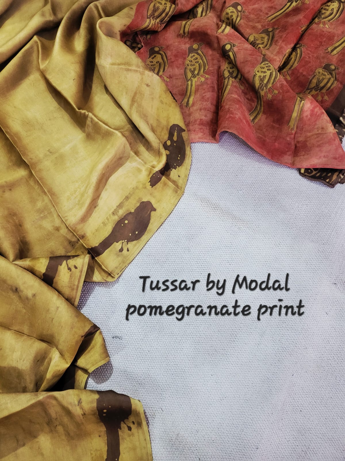 Nashpal Tussar By Modal Silk saree
