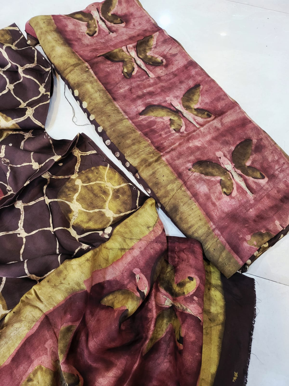 Nashpal Tussar modal silks suits