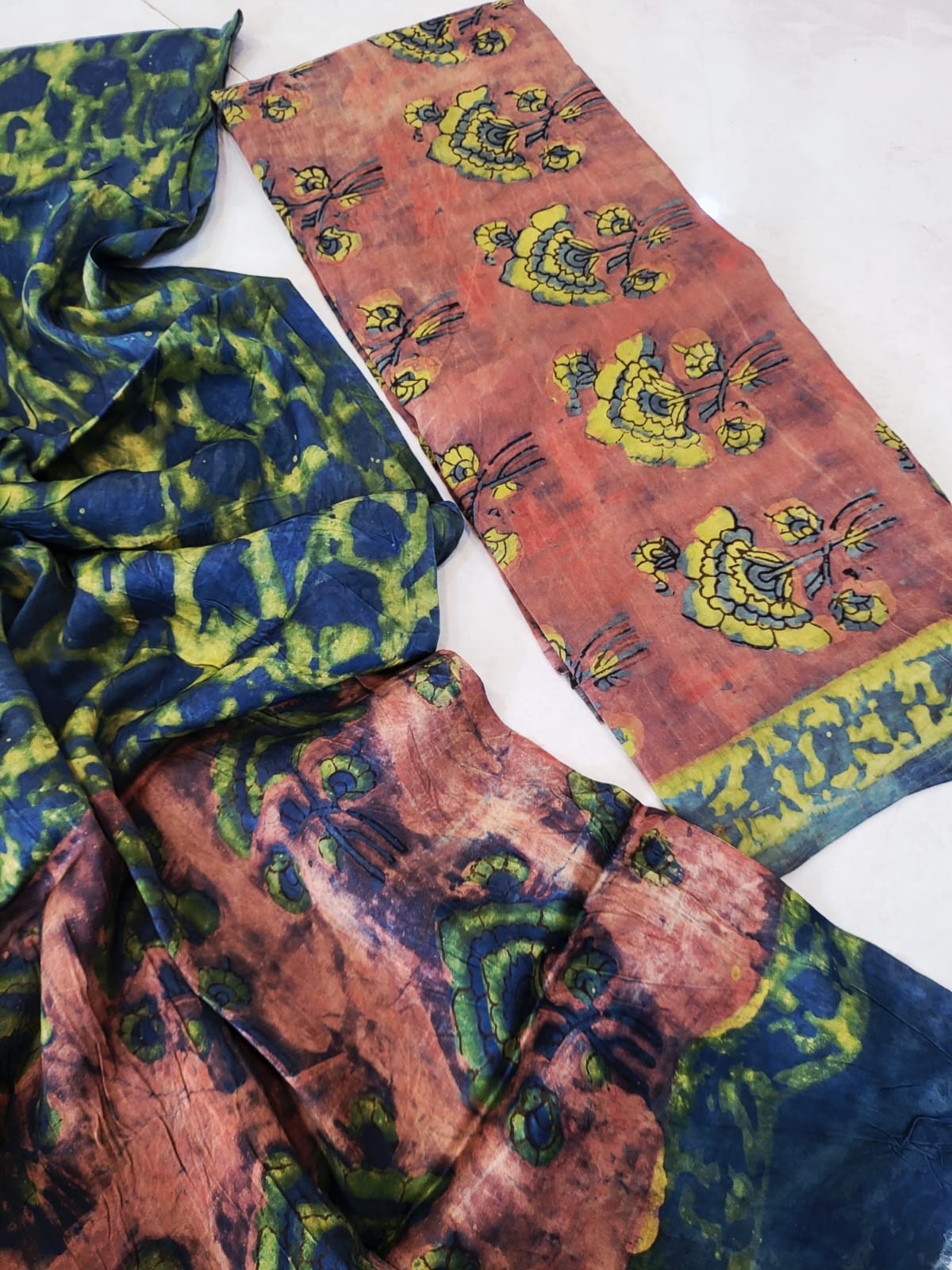 Nashpal Tussar modal silks suits