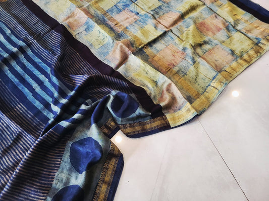 Nashpal Ajrakhs Maheshwari Silk Sarees