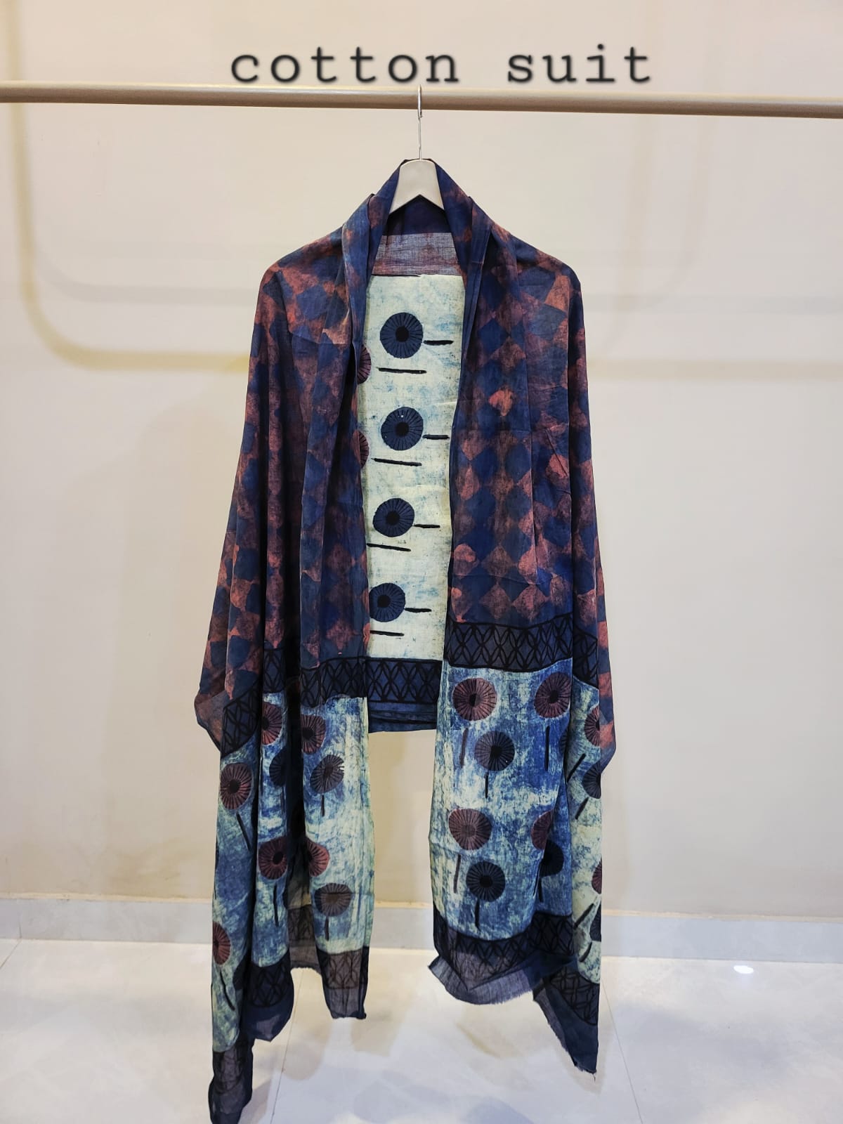 NASHPAL AJRAKH COTTON SUITS