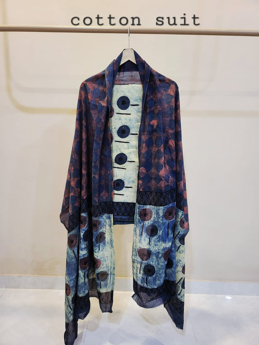 NASHPAL AJRAKH COTTON SUITS