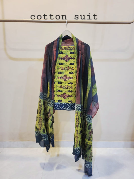 NASHPAL AJRAKH COTTON SUITS