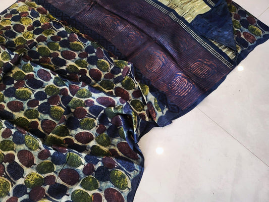 Nashpal Tissue lagadi pallu modal silk sarees