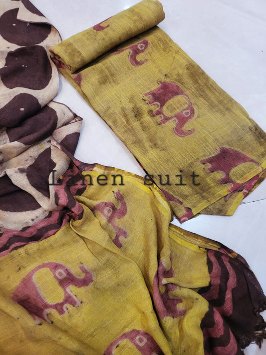 Linen cotton suits