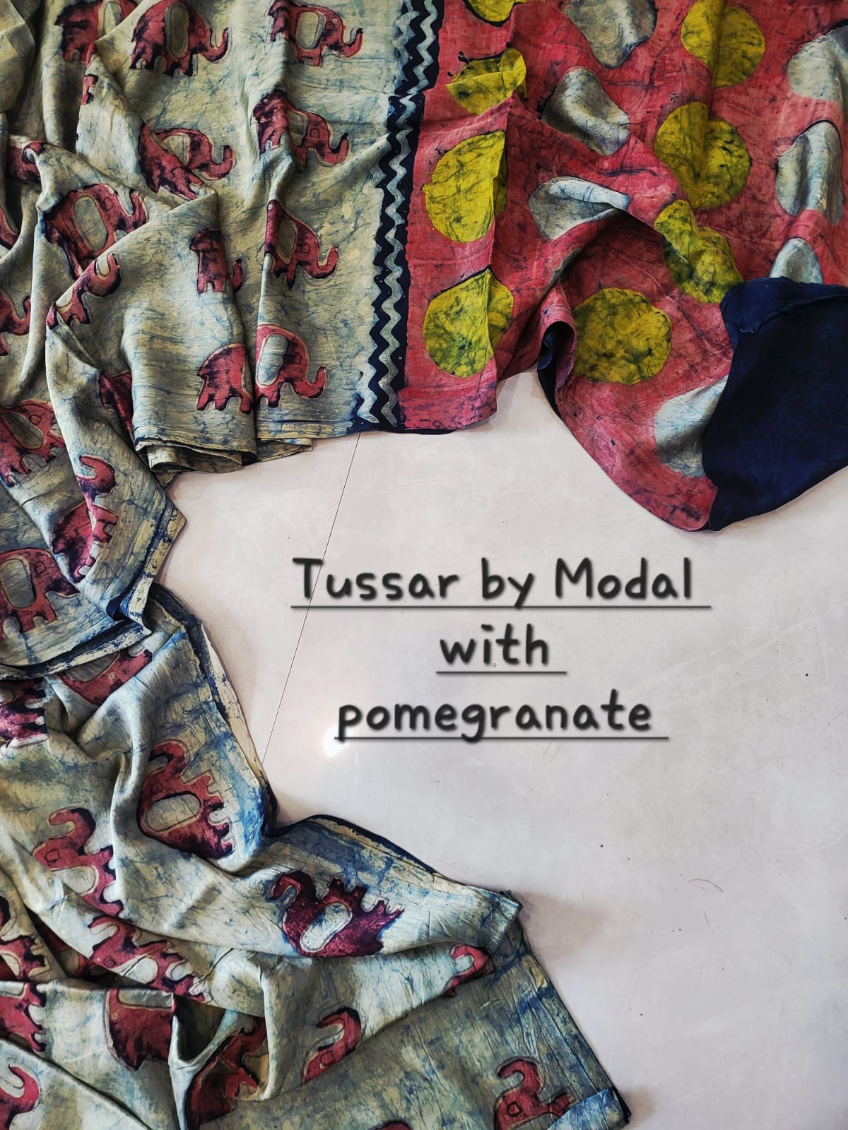 Nashpal Tussar By Modal Silk saree
