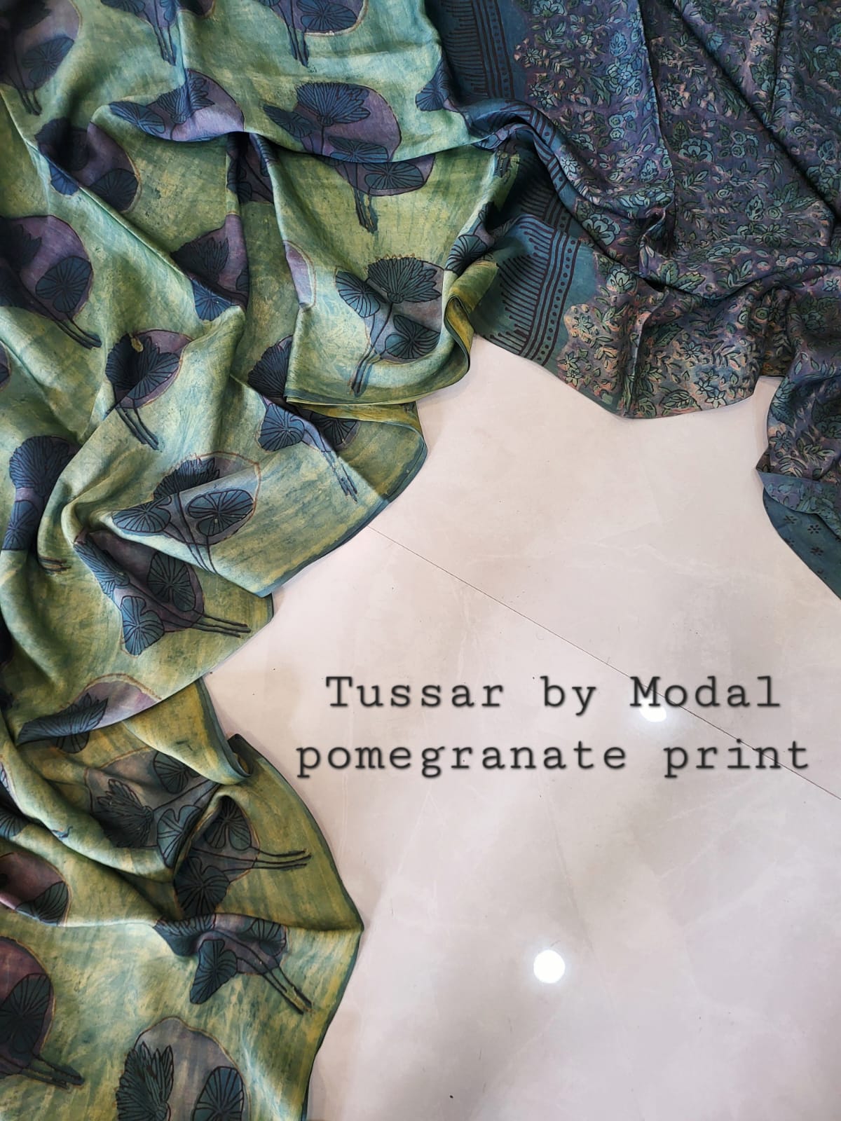 Nashpal Tussar By Modal Silk saree