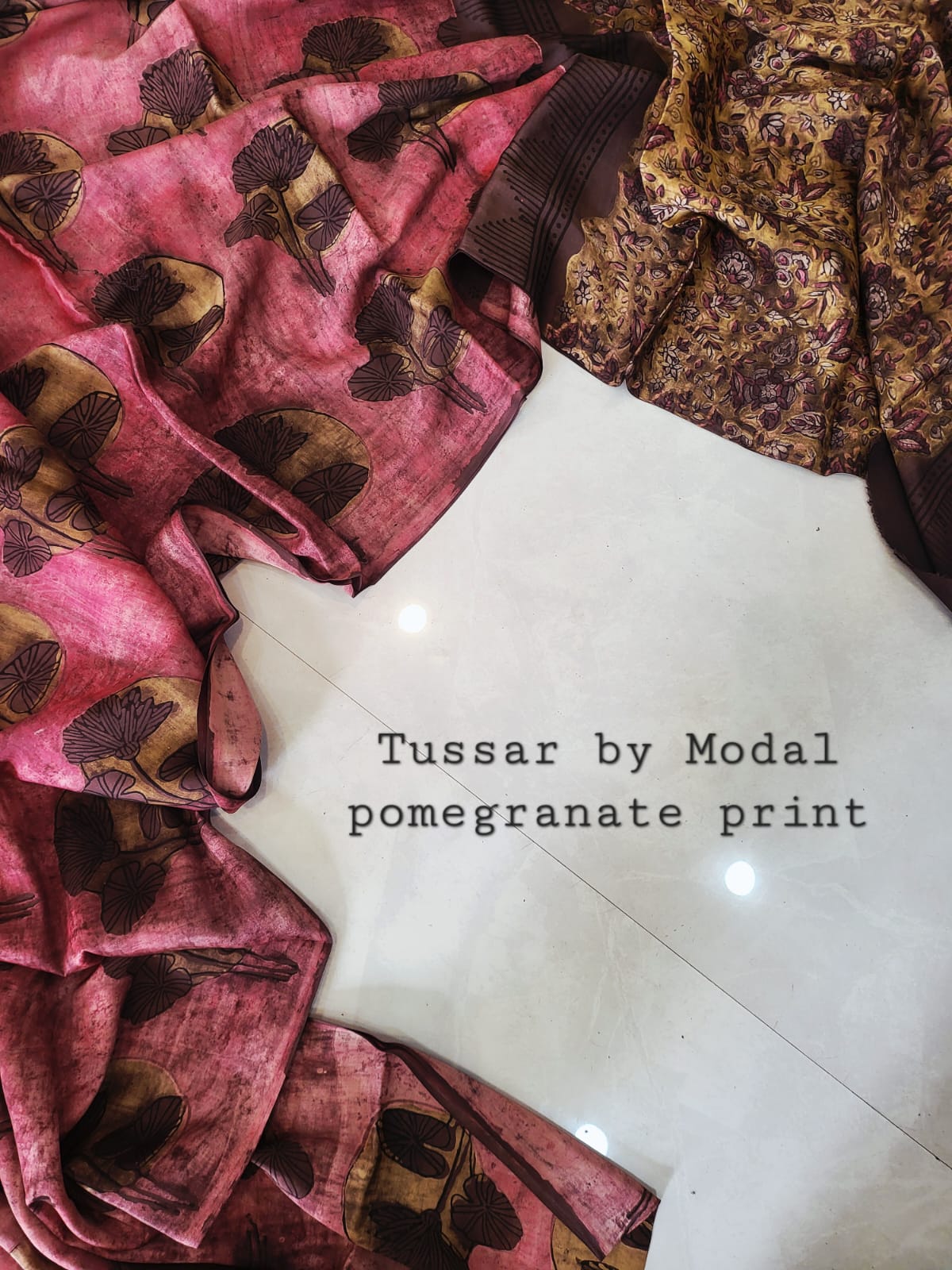 Nashpal Tussar By Modal Silk saree