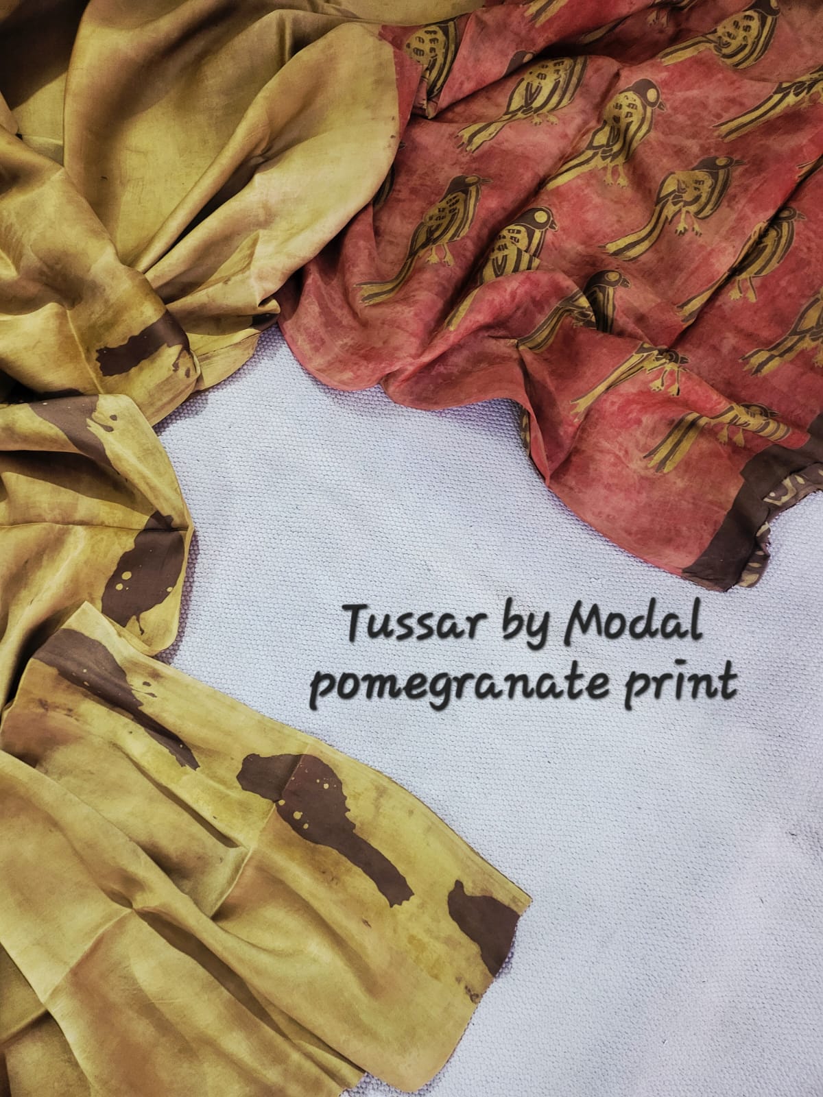 Nashpal Tussar By Modal Silk saree