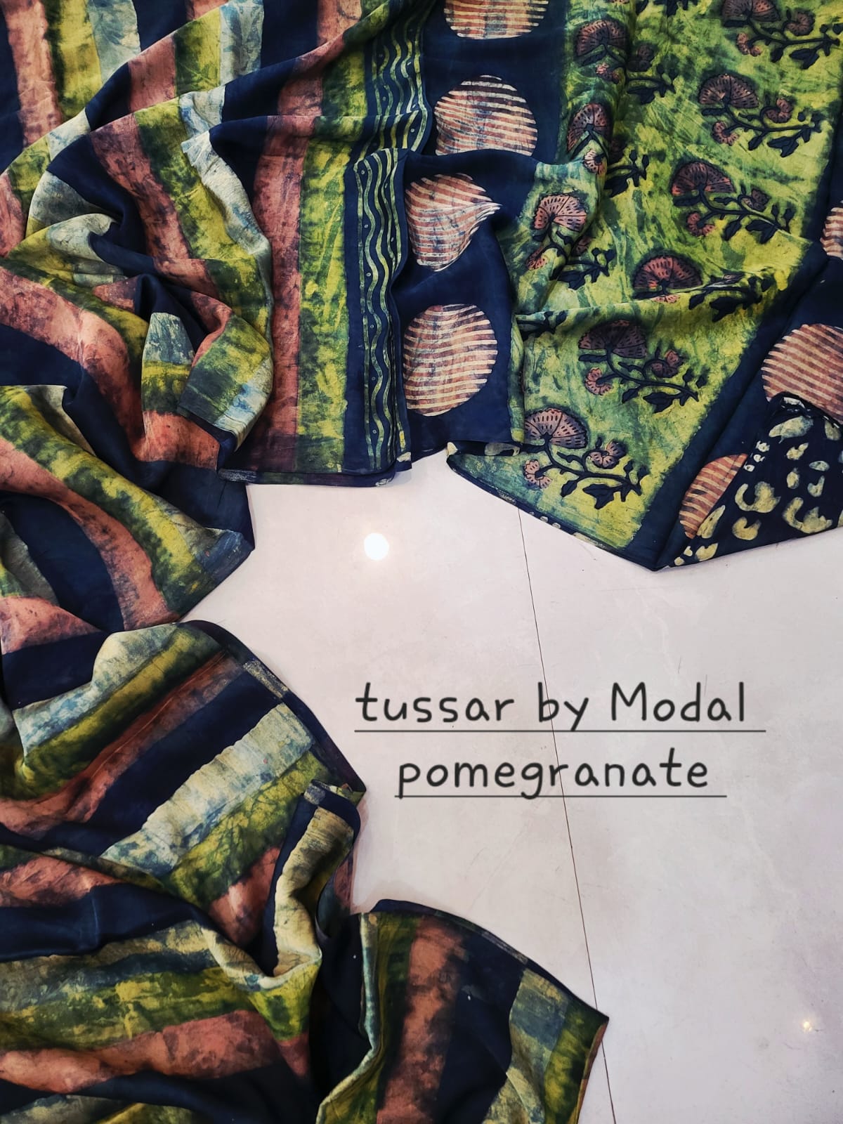 Nashpal Tussar By Modal Silk saree