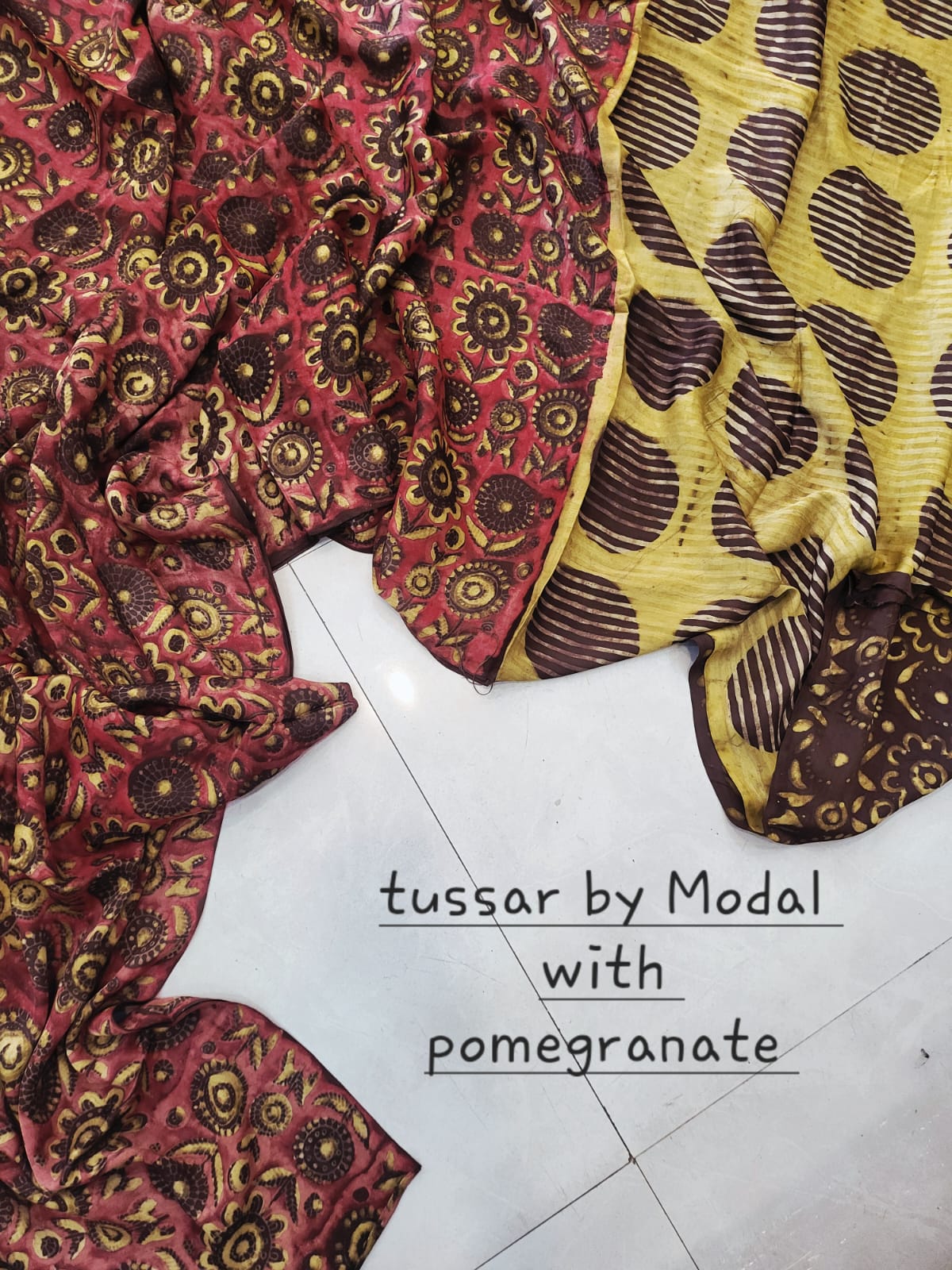 Nashpal Tussar By Modal Silk saree