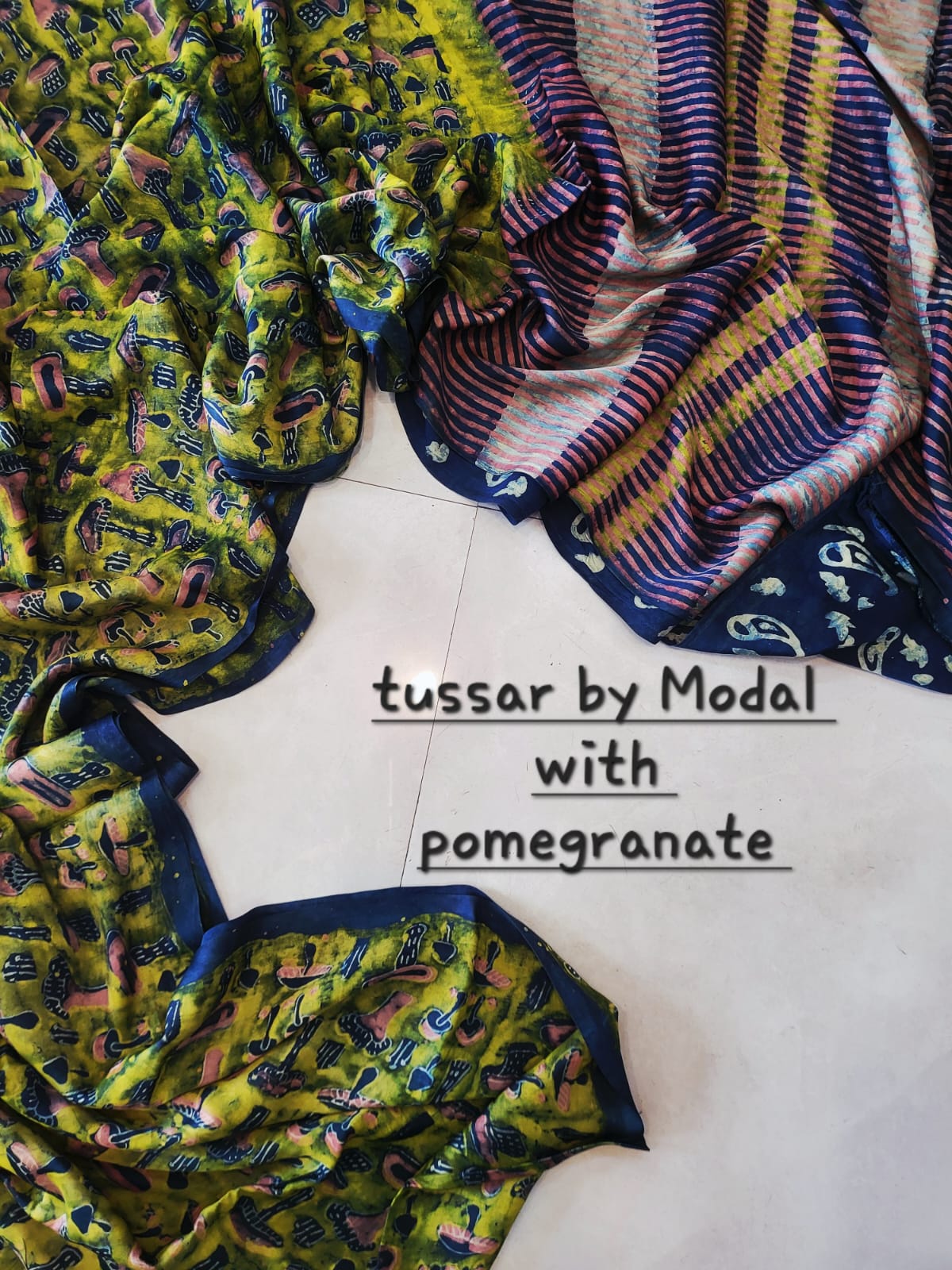 Nashpal Tussar By Modal Silk saree